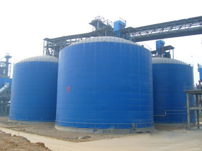 天水水泥钢板库改造